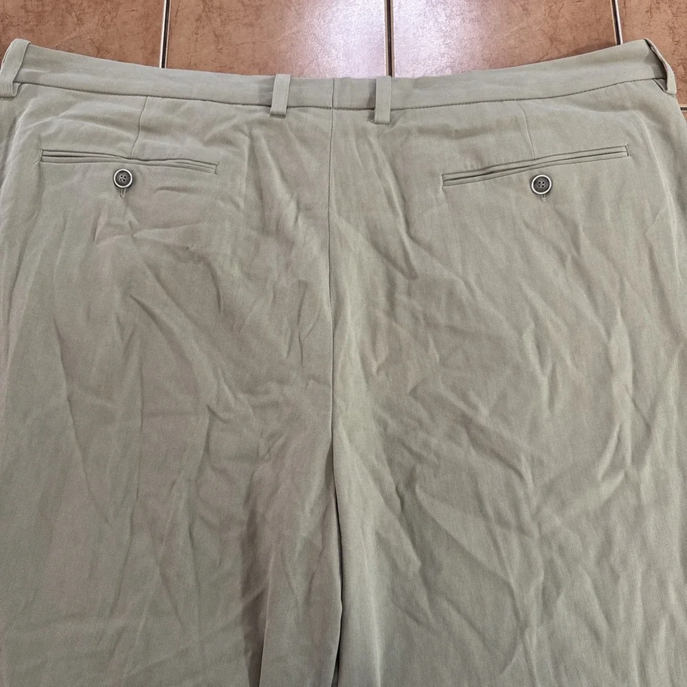 Tommy Bahama Pants Sz 44 x 32 Beige Silk Cotton Blend‎ Key West Vacation